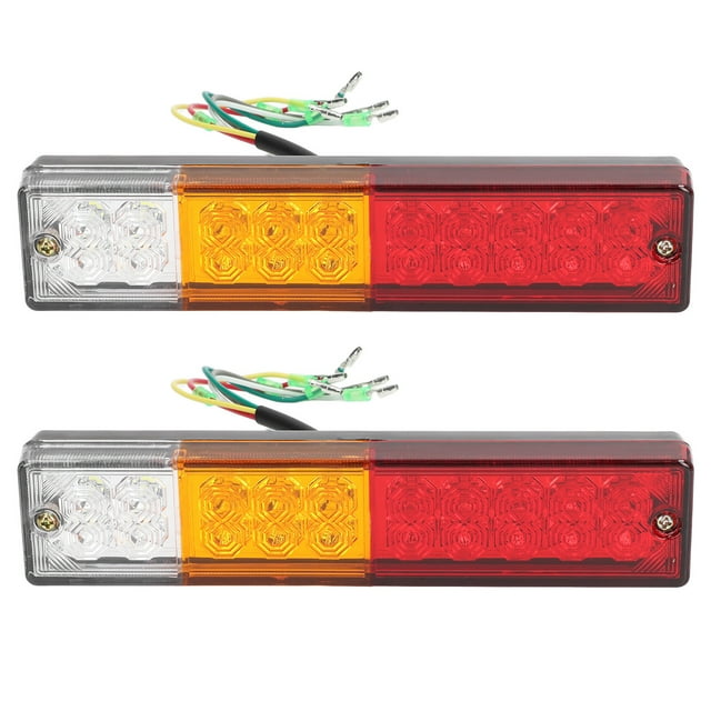 Trailer Tail Lamp, Warning 12V Universal Temperature Resistance 20LEDs Side Marker Light For RV Truck