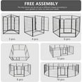 thumbnail image 5 of Petorldog 16-Panel 32" Height Heavy Duty Pet Playpen, Foldable Exercise Pen for Indoor & Outdoor Use, 5 of 8