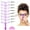Pink, variant on Tkrady Eyebrow Stencil DIY Eyebrow Stencil 8 Styles Makeup Tool Kit Beauty Tools