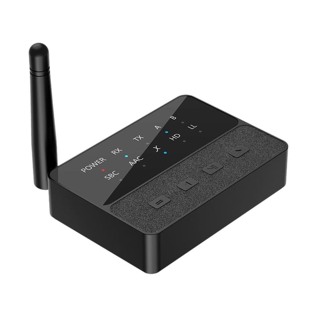 Receptor de Audio, transmisor, adaptador auxiliar compacto V5.3, Adaptador de Audio portátil de 3,5mm, AUX RCA para altavoz, auriculares, ordenador de