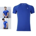 thumbnail image 1 of Hombres manga corta Camiseta compresión deporte Tee transpirable capa de Base 2XL Colcomx Camiseta de manga corta para hombre, 1 of 8