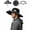 Black, variant on Bucket Hat With Fan, Outdoor Sun Hat with Fans For Men, Solar Cooling Sun Hat with Solar Powered Fans