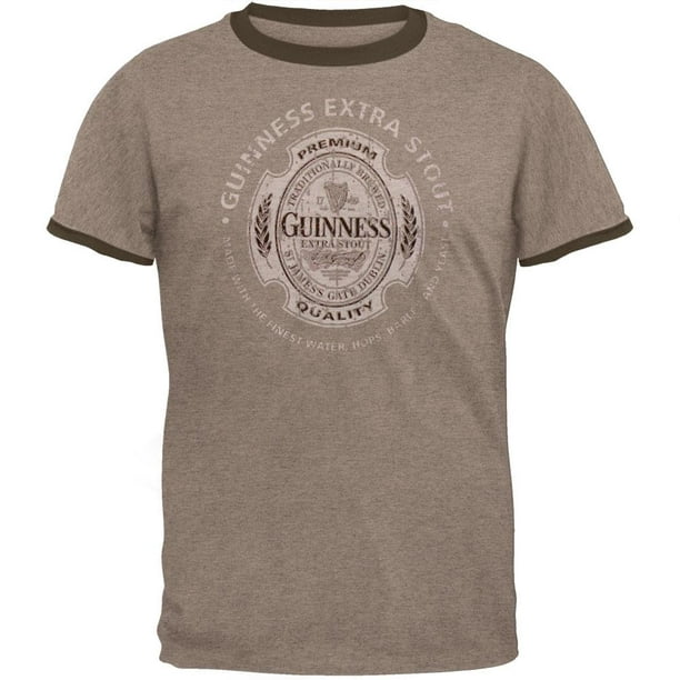 Guinness - Extra Stout Logo Ringer T-Shirt - Medium ...