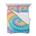 thumbnail image 7 of Colorful Tie Dye Full Size Down Alternative Comforter, Lightweight Comforter Quilt Bedding Set with Pillow Shams Rainbow Ombre Abstract Pattern Art All Seasons Bed Comforter Duvet Insert 78"x90", 7 of 7