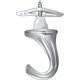 thumbnail image 2 of Gancho de techo Hillman Versa Brass Small, 34 kg, capacidad, 2 unidades, 2 of 3