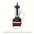 thumbnail image 5 of Multifunctional Red Blender - 110V-130V RV-Friendly Blender - Portable Blender for Home  RV & Camping with Ice Crusher Function, 5 of 5