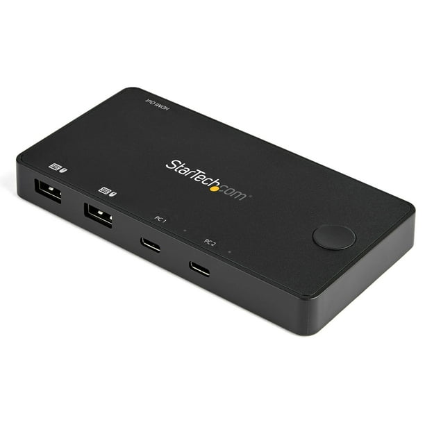 StarTech.com 2 Port USB C KVM Switch, Black StarTech.com 2 Port USB C KVM Switch, Black