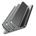 thumbnail image 2 of Support Vertical Réglable à Double Fente en Alliage d'Aluminium pour Ordinateur Portable - Support d'Ordinateur Portable Gain de Place avec Design Anti-Rayures, Compatible avec Ordinateurs Portables/appareils de 0,9 Pouces à 1,9 Pouces d'Épaisseur, Base Stable et Clé, 2 of 6