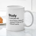 thumbnail image 3 of CafePress - Study Definition Mugs - 11 oz Ceramic Mug - Novelty Coffee Tea Cup, 3 of 4
