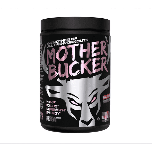 BUCKED UP MOTHER BUCKER PRE WORKOUT 20 SERV STRAWBERRY SUPER SETS