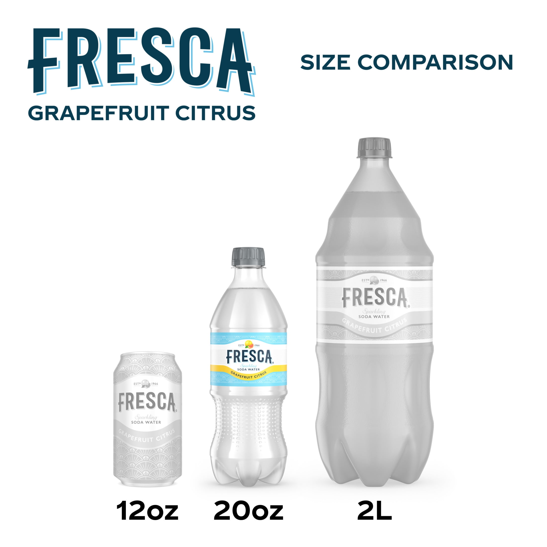 Fresca Citrus Soda Pop Bottle, 20 fl oz