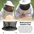 thumbnail image 7 of Eoperou Mosquito Head Net Full-Mesh Design Drawstring Windproof Strap Good Breathability Beekeeping Men Bee Prevention Cap Gardening Fishing Protective Cap, 7 of 7