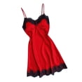thumbnail image 1 of Lencería de encaje Baoblaze Ropa de dormir de pijama para mujer Rojo, 1 of 8