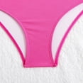 thumbnail image 5 of Women's Two Piece Swimsuit Solid Color Sexy One Shoulder Bikini Bathing Suits for Senior Women plus Size Sunflower Bathing Suits for Women Swimsuits for Women with Shorts Underwire Sunflower Swimsuits, 5 of 6