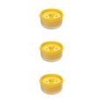 thumbnail image 1 of Moyic Separador de huevos, tamiz, huevos, yema blanca, caja de almacenamiento reciclada, divisor, herramienta de separación para hornear, Amarillo 3Conjunto, 1 of 6
