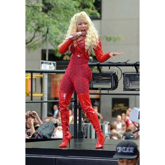 Nicki Minaj On Stage For Nbc Today Show Concert With Nicki Minaj Rockefeller Plaza New York Ny August 14 2012. Photo