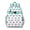 Greenish-blue-1, variant on Floral Boho Chic Students School Bag Colorful Retro Hippie Backpack with Ethnic Tribal Aesthetic Style, Ideal for Travel