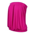 thumbnail image 3 of TRUBKH Tube Tops for Women Strapless Crop Tops Going Out Tops Womens Sleeveless Tops Women Solid Casual Wrapped Chest Loose Sleeveless Top Blouse Basic Tops for Woman Hot Pink L, 3 of 9
