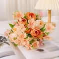 thumbnail image 2 of Aosijia 3 Pcs Artificial Flowers with Stems Silk Rose Camellia Bouquet Flower Arrangement for DIY Home Living Room Wedding Centerpieces Bridal Party Table Decoration, 2 of 8