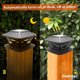 thumbnail image 5 of Luces de pilar solares Luz de poste al aire libre Lámpara de jardín LED impermeable, 5 of 8