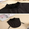 thumbnail image 5 of LoudSung Fake Collar Detachable Dickey Half Shirts Stand Blouse False Top Elegant for Women Girls, 5 of 6