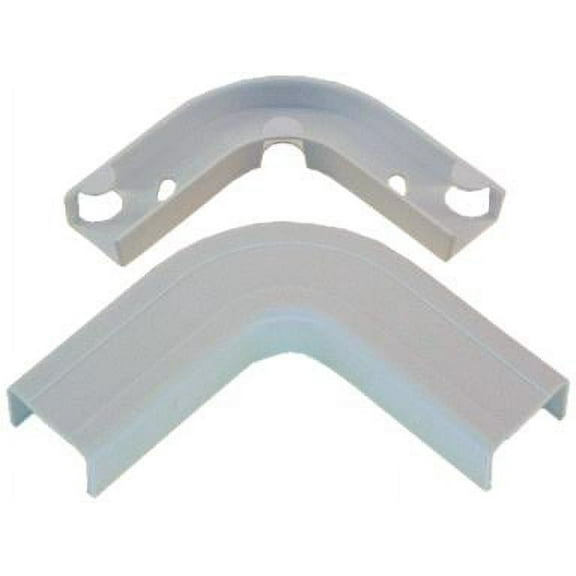 IEC WM1328 Flat Elbow Corner With Base 1-3/4 inch White