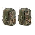 thumbnail image 6 of PPgejGEK 2-Pack Outdoor Military Tactical Waist Bag, 16x12x5cm/6.3x4.7x2in, MOLLE Compatible Belt Pouch for Phone GPS and Essentials, 800D Fabric, 6 of 8