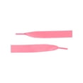 thumbnail image 3 of Women's Extra Wide Shoestrings Flat Satin Ribbon Shoelaces for Sneakers 2 Pairs Peach Red 50cm/19.7", 3 of 4