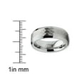 thumbnail image 3 of Metal Masters Mens Tungsten Ring Hammered Wedding Band Silvertone Comfort-fit 6mm, 3 of 4