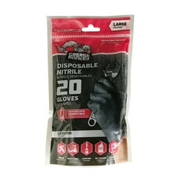 Grease Monkey Disposable Gloves Black Nitrile Large 23890 06WM 100CT Walmart