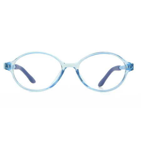 Cyxus Kids(Boys/Girls) Lightweight Oval Blue Light Blocking Glasses for Anti Eye strain UV Gaming