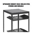 thumbnail image 4 of 15U Server Rack, Open Frame Rack - Adjustable Depth 23-40", Wall Mount/Free Standing, 4 Post Rack with Casters for Network, AV Equipment, Router, Modems, 4 of 7