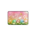 thumbnail image 2 of Easter Egg Bunny Door Mat Kitchen Mats, Indoor Outdoor Rugs, Cushioned Anti Fatigue Absorbent Kitchen Rug, Non-Slip Standing Desk Mat, Front Door Rug for Floor, Bathroom, Sink, 23.62x15.75in, 2 of 6