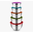 thumbnail image 1 of Juego Bowls Acero Inoxidable Ensaladera Mezclar Cocina Multicolor, 1 of 4