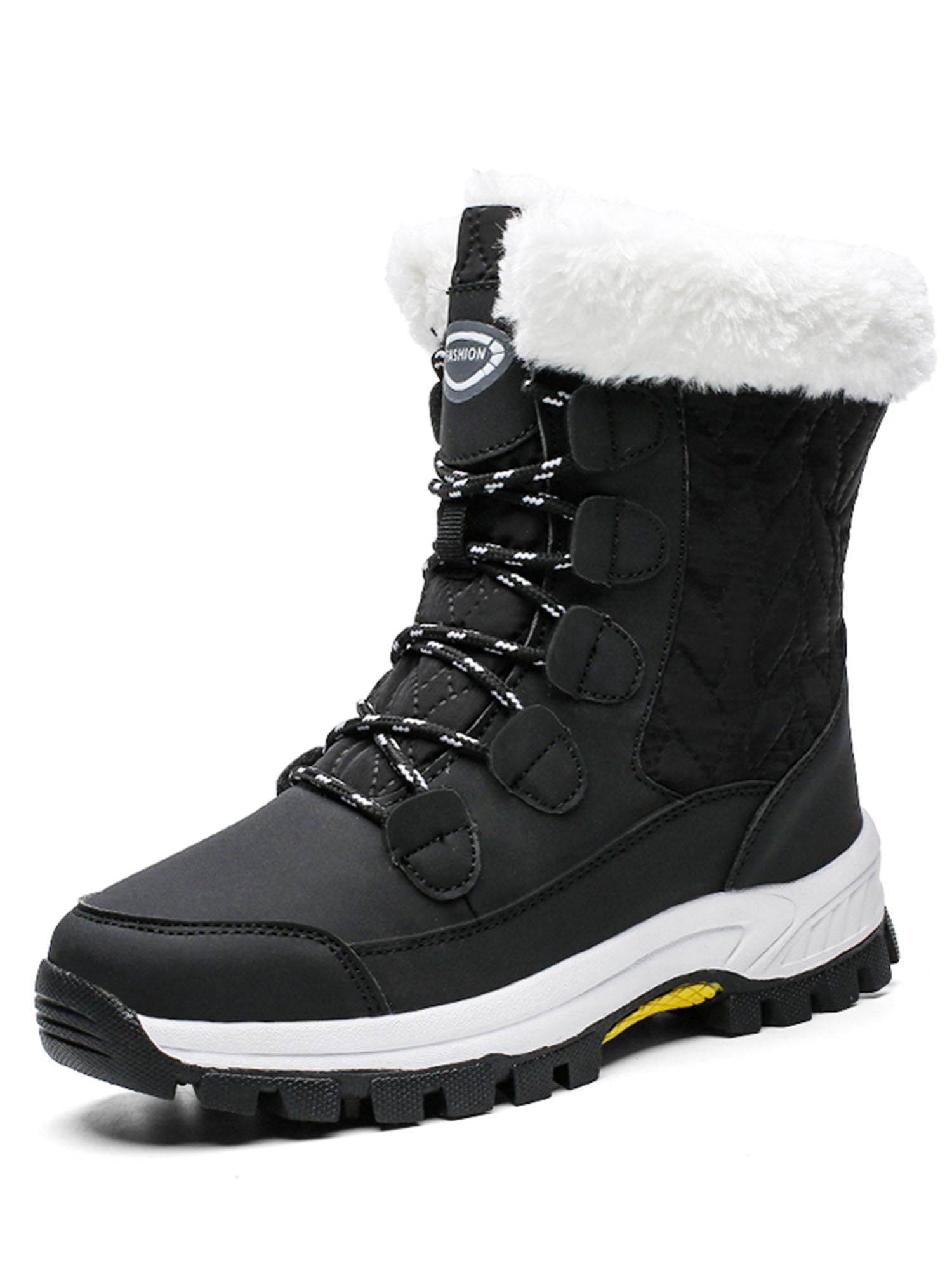 Women Winter Warm Shoes Waterproof Comfortable Mid Calf Outdoor Snow Boots