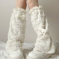 thumbnail image 3 of Fashionable Ruffle Lace Leg Covers for Women Elegant Tiered Leg Warmers Socks, 3 of 17
