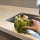 thumbnail image 4 of Juego de tenedores de postre, cucharas y tenedores de postre, ensalada, fruta, fiesta, pastel, juego de cubiertos for acampar (tarro de cerámica + 6 tenedores), 4 of 7
