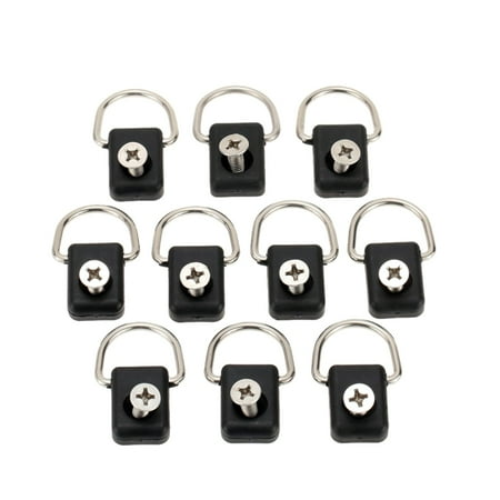 

Flash Deals! Huayishang Hardware Adapter Kayak D Buckle D Buckle with Screw Set 10D Buckle with 10 Screw Set Tools Clearance Sale Black