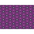 thumbnail image 1 of Ahgly Company Machine Washable Indoor Rectangle Transitional Dark Magenta Purple Area Rugs, 4' x 6', 1 of 7