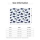 thumbnail image 5 of Fotbe Cute Shark Manta de Franela con Estampado, Manta Ultrasuave para Cama, Sofá, Auto, Hipoalergénica y Antibolitas-60"x50", 5 of 6