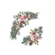 thumbnail image 1 of 2x Arco de boda con flores, letrero de bienvenida, decoración de esquina, flores artificiales para aniversario, 1 of 9