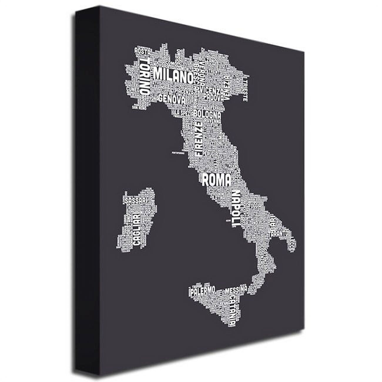 Trademark Art "Italy in Charcoal" Canvas Wall Art by Michael Tompsett
