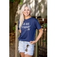 thumbnail image 5 of Funny We Be Trippin Airplane Travel Men's Graphic T Shirt Tees Brisco Brands S, 5 of 6