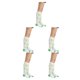 thumbnail image 1 of Qarigey 1 par de calcetines a rayas hasta la rodilla con arcoíris, medias elásticas, estrella de cinco puntas Type2 NO2 Qarigey CBP288688, 1 of 5