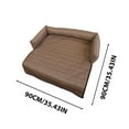 thumbnail image 3 of Cooling Cat Bed Dog Ice Silk Mat Pet Mat Breathable Cooling Pad With Pillow Pet Bed For Dogs Cats Indoor Waterproof Mat, 3 of 4