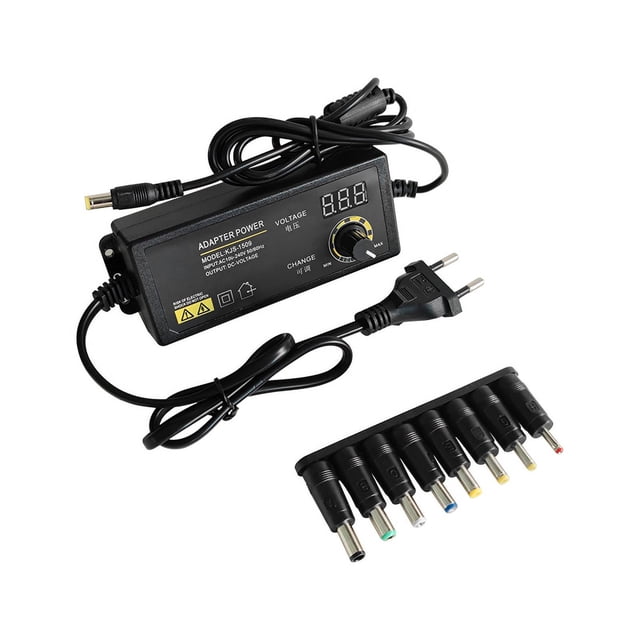AC DC Adjustable Adapter 12V Volt LED Display Screen Power Supply 220V TO 3V 5V 9V 12V 24V 36V With DC Jack Connector Plug