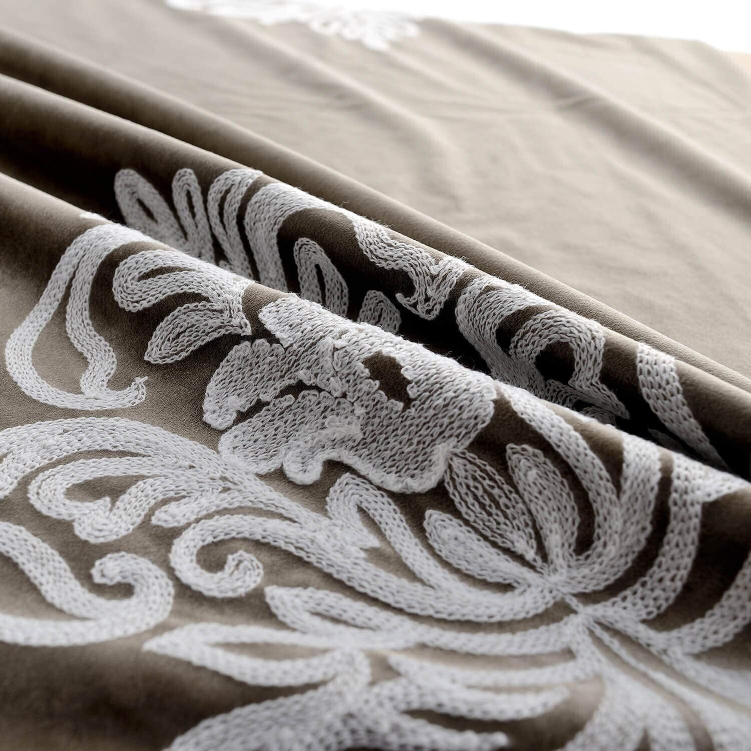 VOGOL Retro Stylish Window Drapes, Chocolate Brown Thick Room Darkening Window Treatments for Home Office Study, Pack of 2, W52"xL96", Top Grommet