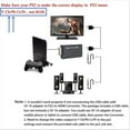 thumbnail image 2 of PS2 to HDMI Converter Audio Video Adapter for Playstation 2/HDTV HDMI Monitor PS2 to HDMI Adapter with 3.5mm Headphone Audio Output, with a Micro USB Cable, 2 of 5