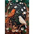 thumbnail image 2 of Handcrafted Flight - Quilled Birds Canvas Wall Art, 2 of 2
