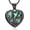Black, variant on Cremation Jewelry Guitar Heart Urn Necklace for Human Ashes for Women Men Abalone Shell Memorial Ashes Keepsake Pendant